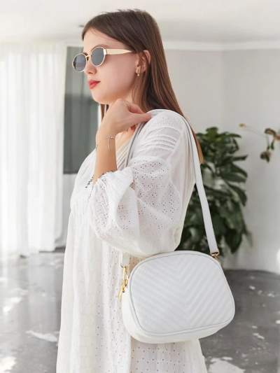 Royalfashion Овальная маленькая женская сумочка из экокожи