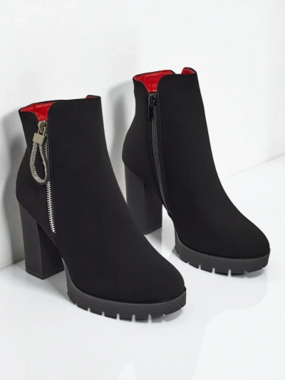 Naiste öko-nahast jämeda kontsaga poolsaapad Marellin