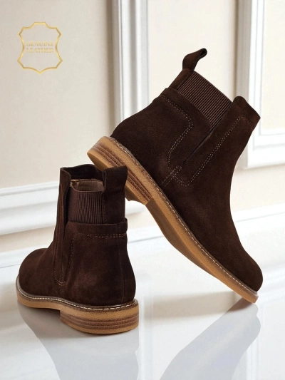 Altesse Ankle Boots in Dark Brown Suede