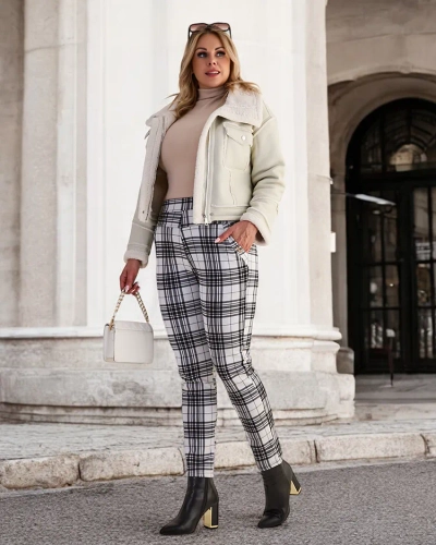 Royalfashion Soojad naiste teggings püksid PLUS SIZE