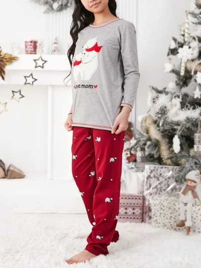 Royalfashion Christmas cotton children's pajama with polar bears