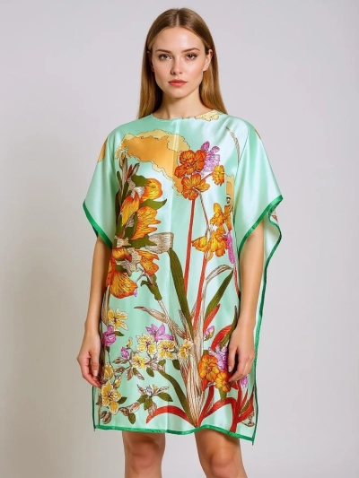 Royalfashion Calista pareo dress - multi-colored lightness and elegance