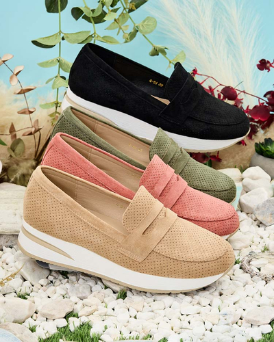 Royalfashion Naiste madala kontsaga mokassinid Sirn