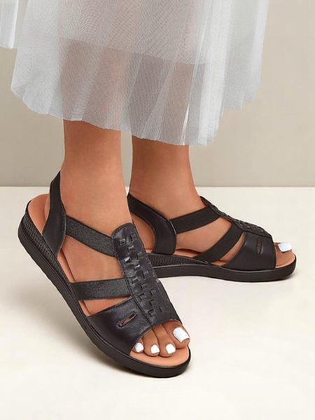 Royal Fashion Women's Low Wedge Sandals Sora