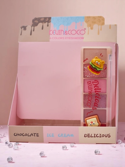 Kevin&Coco Palette 6 eyeshadows with glitter Delicious