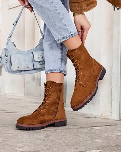 Royalfashion Kvinnors snörstövlar Gosop