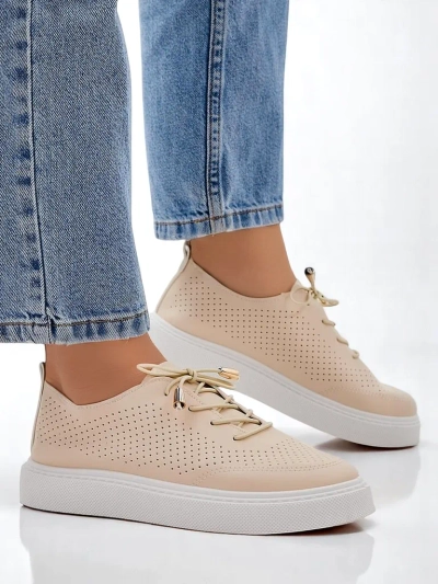 Royalfashion Naiste perforatsiooniga laced spordijalatsid Vaned