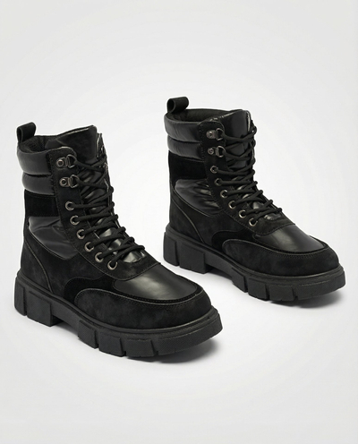 Mustad naiste isoleeritud trapperisaapad Kasemi- Jalatsid