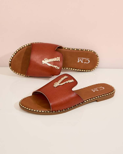 Royalfashion Naiste ökonahast flip-flops Cemenna