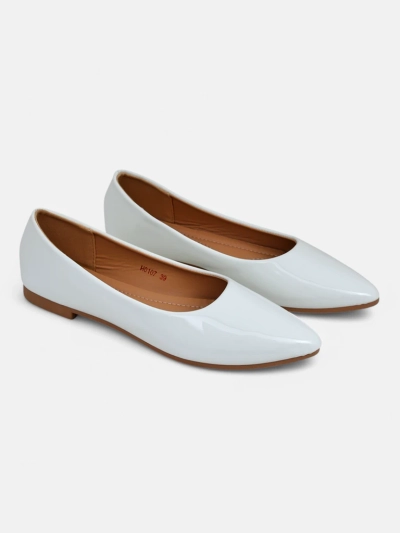Royalfashion Women's patent ballet flats Aramiese