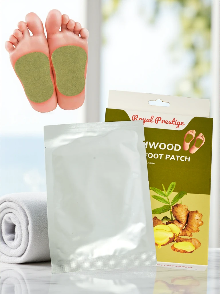 Aura Pedis: Natural Detoxifying Foot Patches with Ginger and Wormwood 50g
