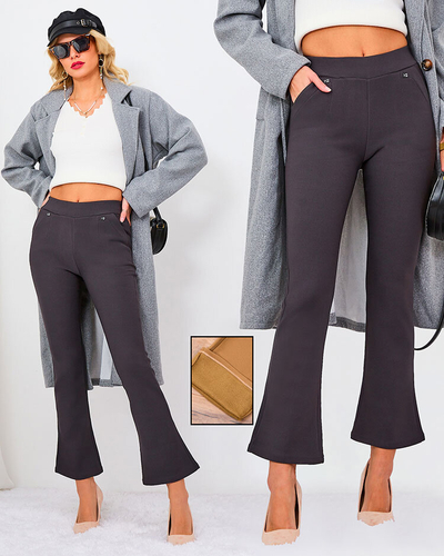 Royalfashion Mustad naiste ökonahast leggings a'la bells