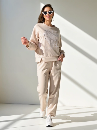 Royalfashion Naiste viskooskomplekt printidega