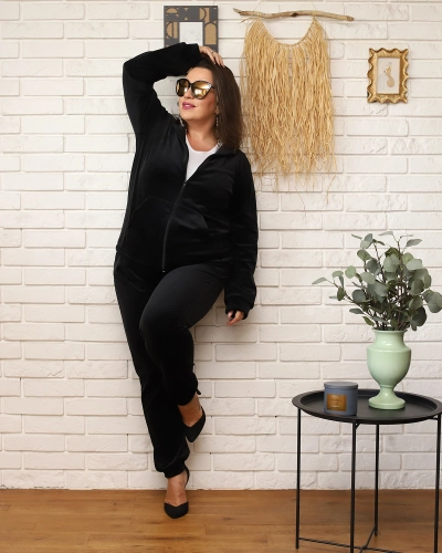 Royalfashion Must naiste dressikomplekt PLUS SIZE