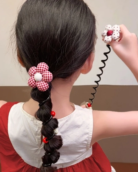 Royalfashion Juuksekumm väikese lillega Blossom Coil