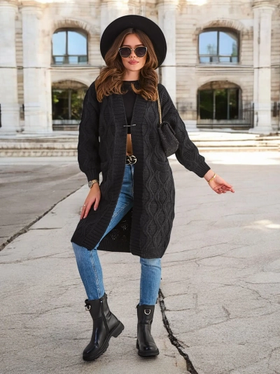 Royalfashion Women's knit cardigan