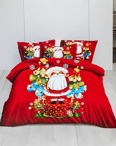 Royalfashion комплект постельного белья на Рождество 160x200 3-х предметный набор