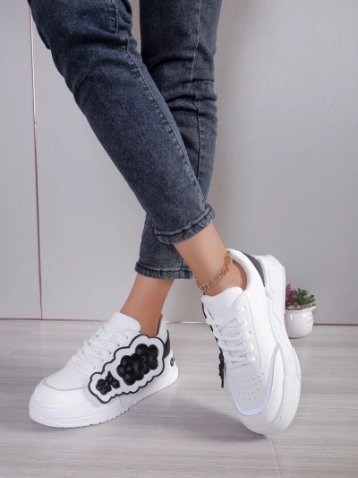 Royalfashion Women's Sneakers with Decorative Upper Nendales