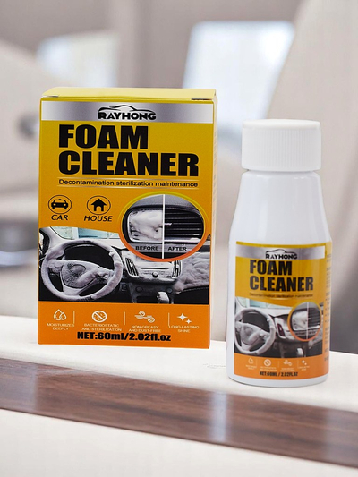 Cleaning preparation in foam form