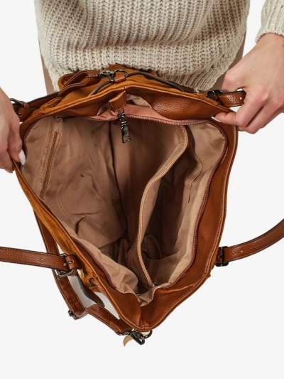 Женская сумка-шоппер Daville из эко-замши