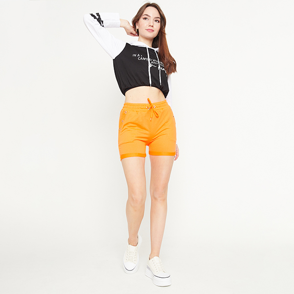 Neon orange shorts - Clothing