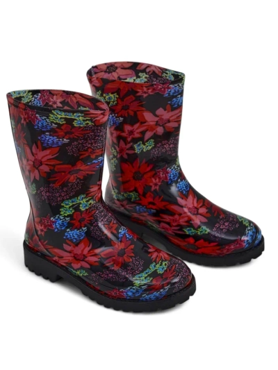 Royalfashion Flowered women's galoshes Olemm