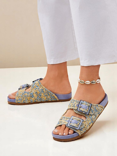 Royal Fashion Women's Buckle Sandals Samorra