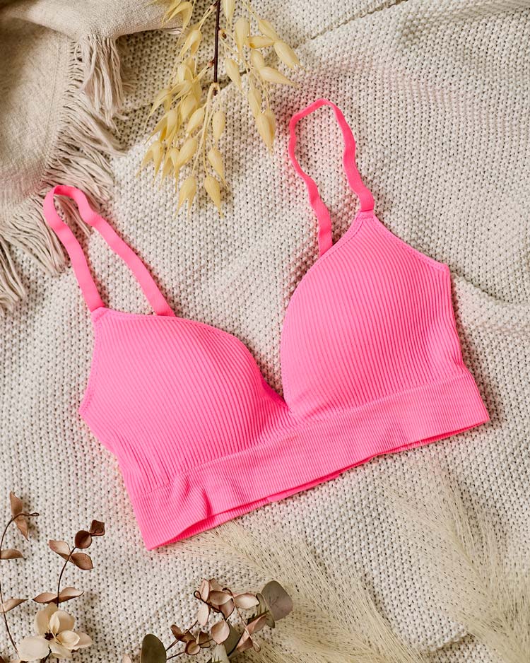 Royalfashion Women's ribbed bra