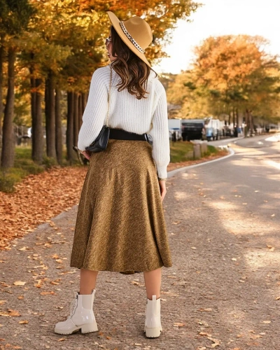 Royalfashion Women's midi skirt