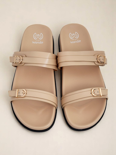 Royal Fashion Women's Eco-Leather Slides EcoTwins Slides