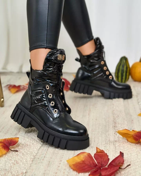 Royalfashion Women's boots in black Selilka