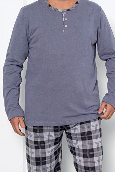 Royalfashion Cotton Men's Checkered Pajama PLUS SIZE