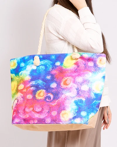 Royalfashion Suur kangaskott, millel on trükk