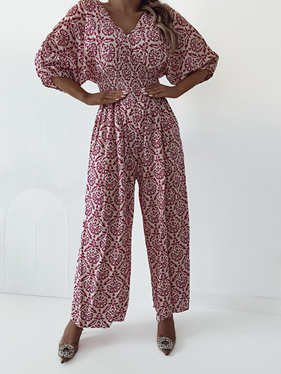 Royalfashion Patterned women's jumpsuit