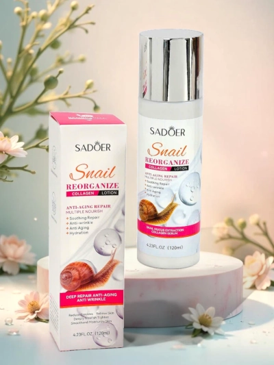 Soothing emulsion with collagen and snail slime extract- anti-wrinkle, soothing