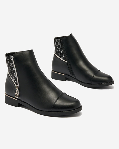 Royalfashion Black women's boots a'la sztyblety Orlaa