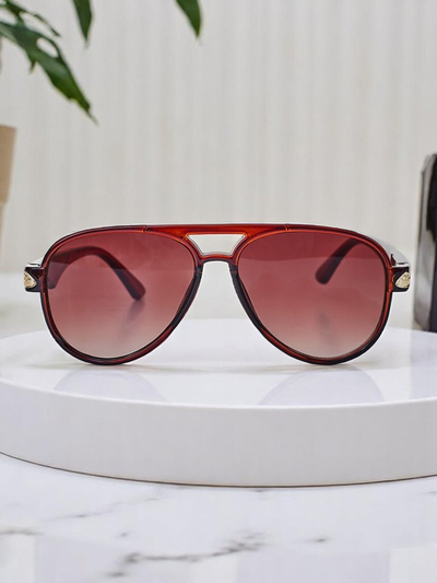 Royalfashion Päikeseprillid dekoreeritud sangadega Shadow Aviator