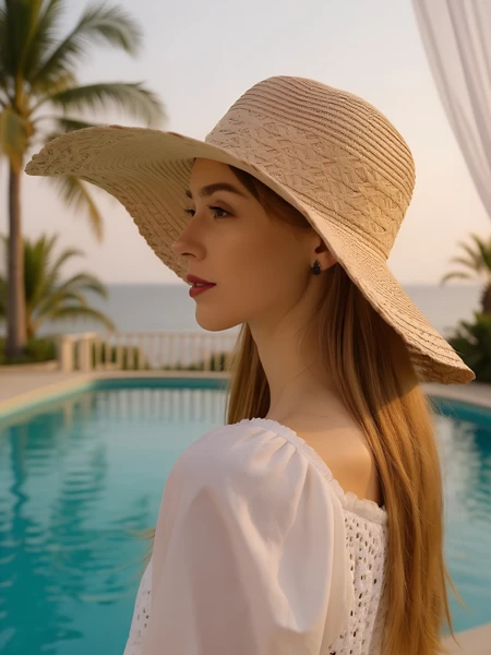 Royalfashion Naiste õlgkübar Elorine