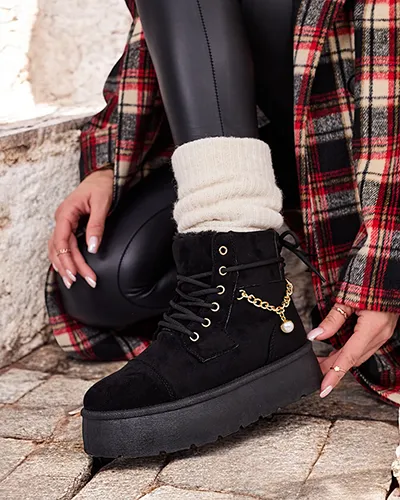 Royalfashion Женские ботинки на шнуровке Woruces