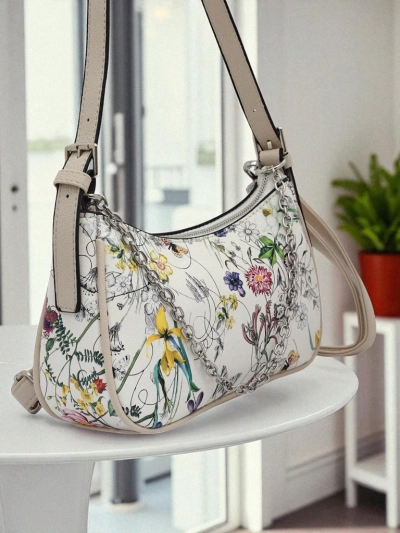 Royalfashion Väike naiste käekott ökonahast, lillelise mustriga Lily Bloom