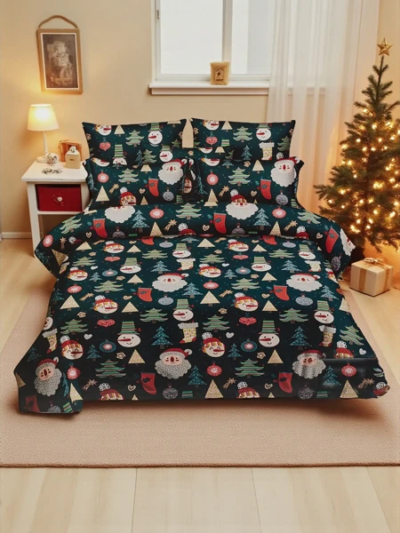 Royalfashion Jõuluvoodipesu 160x200 komplekt 3-OSALINE