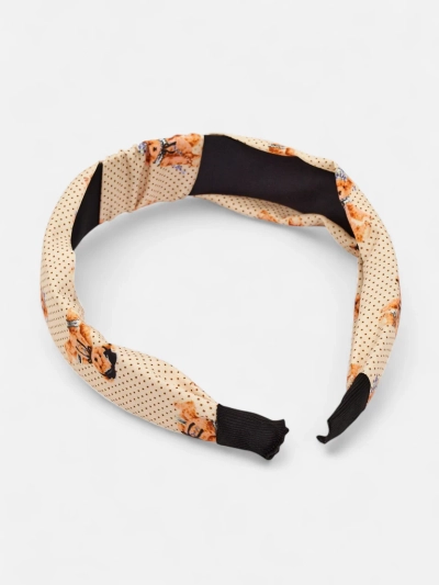 Royalfashion Polka Dot and Bear Braided Headband