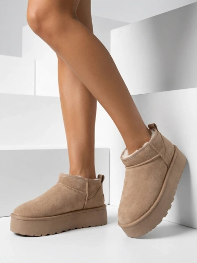 Royalfashion Women's short boots a'la snow boots Ozozi