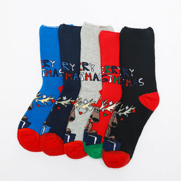 Long unisex Christmas socks 5 / pack - Underwear