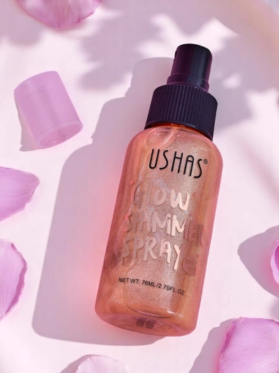 Illuminating face and body mist with glitter Glow Shimmer Spray MoonLight