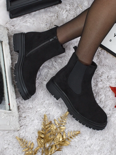 Women's Chelsea boots made of eco-suede Zarelle