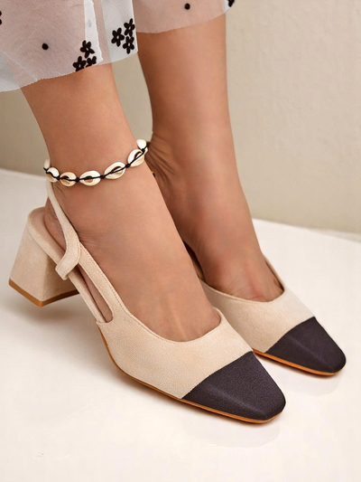 Royalfashion Naiste madala kontsaga kingad dekoratiivse ninaosaga Eleganzo