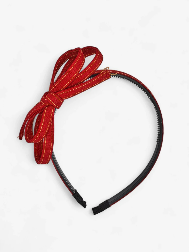 Royalfashion Hairband with Bow Denim Style