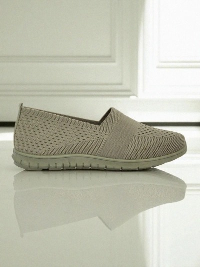 Gaia Verde naiste mokassiinid – mugavad rohelised kangast kingad madala kontsaga