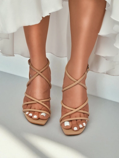 Royalfashion naiste plokkkontsa sandaalid Elysia